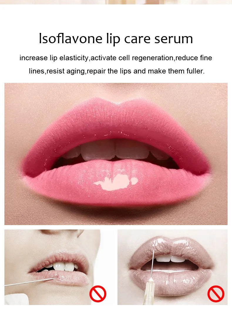 Long Lasting Lip Plumper Oil Serum Instant Volumising Essence Oil Moisturize Repair Lip Fine Lines Increases Elasticity Sexy Lip