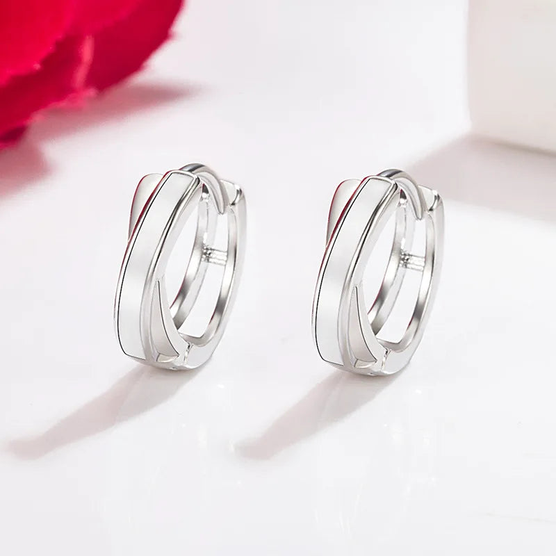 Novo 925 prata esterlina coração brincos moda de alta qualidade para o casamento feminino jóias finas acessórios presentes festa