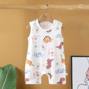 New 2025 Soft and Lightweight Cotton Baby Crawling Clothes for Boys Girls Aged 1-20 Months Children Romper Kids Homewear