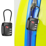 TSA Customs Combination Padlock Practical Customs Code Lock Portable Anti-Theft Travel Luggage Suitcase Padlock Security Tools