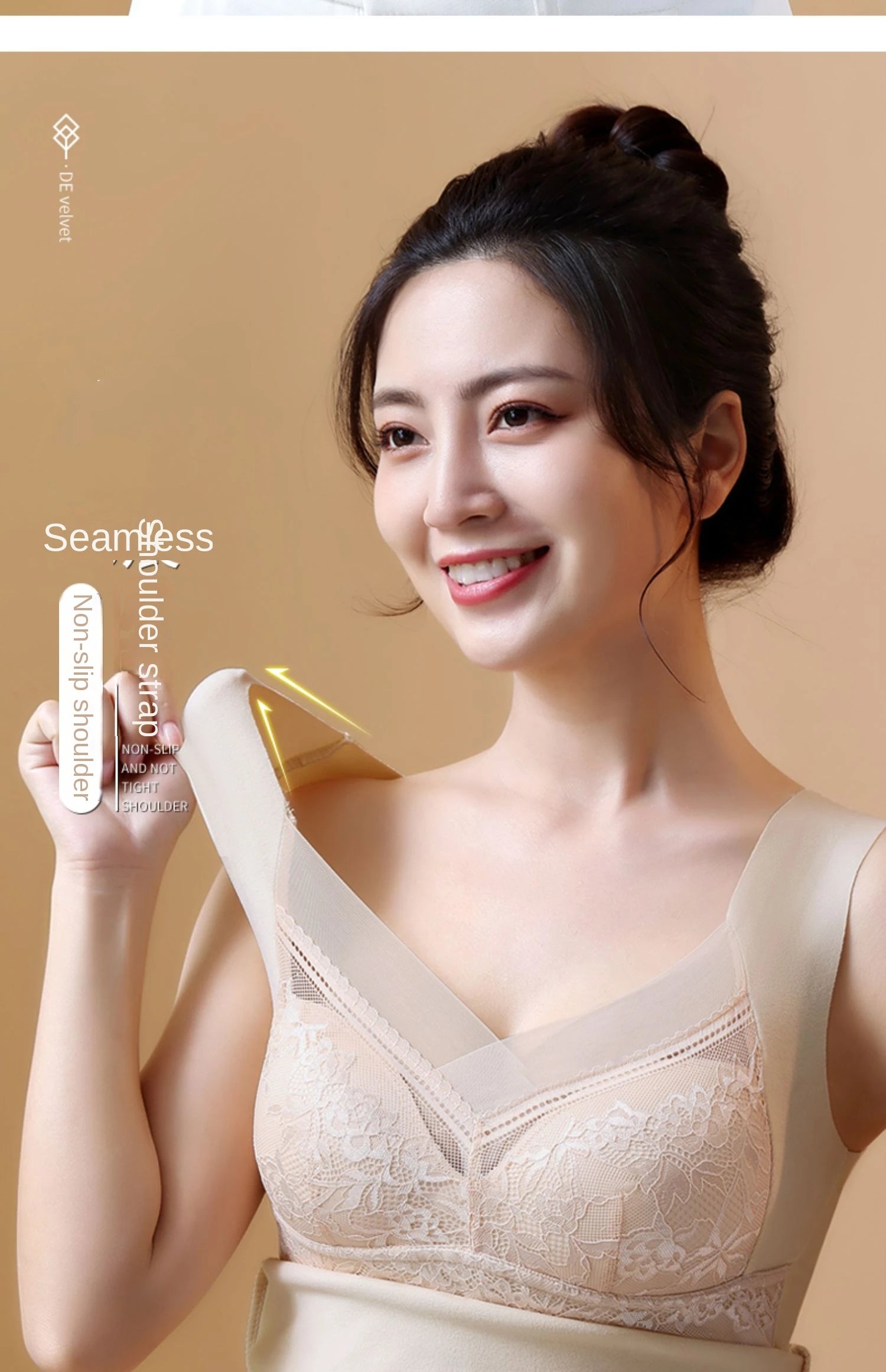 Women Winter Velvet Padded Vest Thermal Underwear Camisole Warm Sling Vest Tops 2-in-1 Built-in Bra Undershirt Intimate