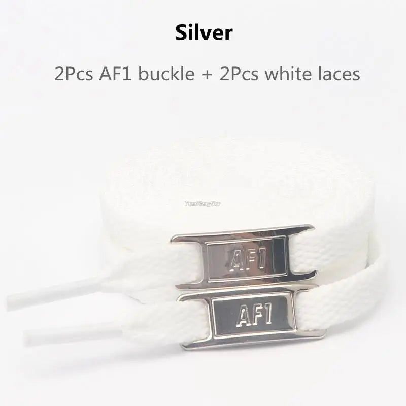 Cordones originales AF1, combinación de cordones blancos para zapatos planos y decoración de zapatos, para zapatillas Air Force One, accesorios para zapatos.