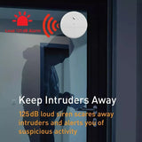 Wireless Door And Window Vibration Sensor Alarm 125dB Glass Breakage Anti-theft Sensor, Easy Install For Home Safety Protection