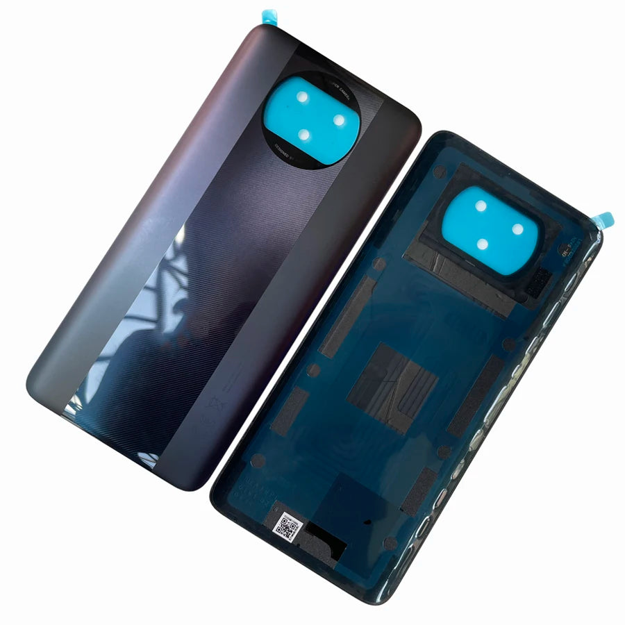 A+++ Back Cover For Xiaomi POCO X3 / X3 NFC / Mi POCO X3 Pro Back Battery Rear Housing Door Cover Back Housing With Adhesive