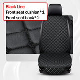 Kcimo Universal Pu Leather Car Seat Cover Seat Back Soft Cushion Minimalism Seat Cushion Chair Carpet Pad Auto Accessories