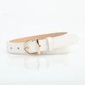 Women's Belt Fashion Pin Buckle Thin Belt Genuine Luxury Soft Belt Women With Cargo Pants Jeans Windproof Belt Pu Leather Belt