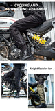 SFK New Black Motorcycle Pants Riding Men Equipment Summer Breathable Trousers With CE Protection Armor Wearing Gears Accessories