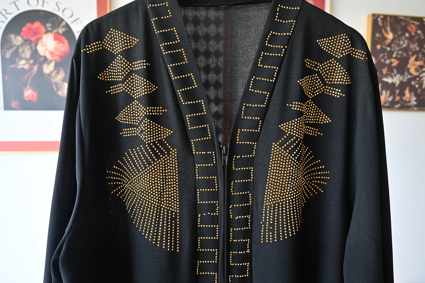 Vestido elegante de gasa para mujer, abaya abierta con cremallera, ropa musulmana, cárdigan islámico, abaya, nuevo