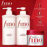 Fino Premium Touch Hair Care Set – Shampoo, Conditioner & Hair Mask, Japan Original, Deeply Nourish, Improve Frizz, Oil Control