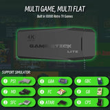 Consola de videojuegos Stick Lite 4K HD M8 de 64 GB con doble mando inalámbrico para 10 000 juegos retro, regalo de Navidad para niños.