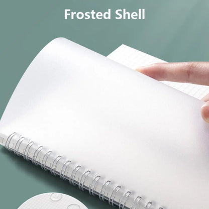 Cuaderno espiral de alta calidad A5/B5/A4 con cuadrículas/líneas horizontales en blanco, bloc de notas con 80 hojas, cuaderno de bocetos, material escolar y de oficina.