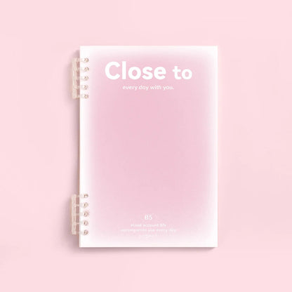 A5/B5 Binder Loose-Leaf Notebook 60 Sheets Lined Book for Students Writing Kawaii Simple Stationery School Supplies