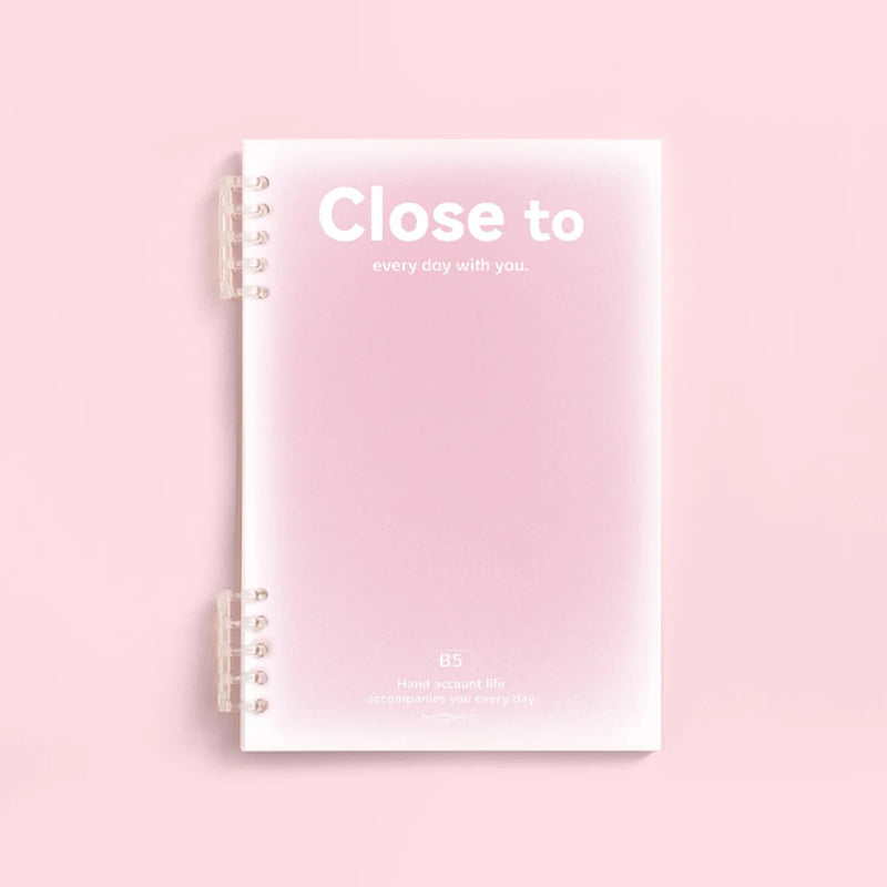 A5/B5 Binder Loose-Leaf Notebook 60 Sheets Lined Book for Students Writing Kawaii Simple Stationery School Supplies