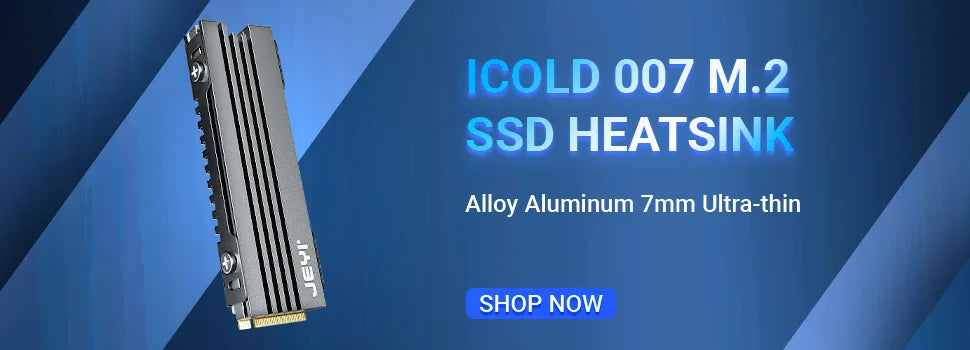 JEYI VolleyStar PCIE To NVMe Adapter With Aluminum Alloy  Heatsink, M.2 RGB PCIe 4.0 Card With 1/2U Low Standard Profile Bracket