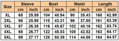 XL-5XL Plus Size Clothes Dresses Women Robes Summer Spring Long Sleeve Street Style Casual 3XL 4XL Big Size Maxi Dress Oversize