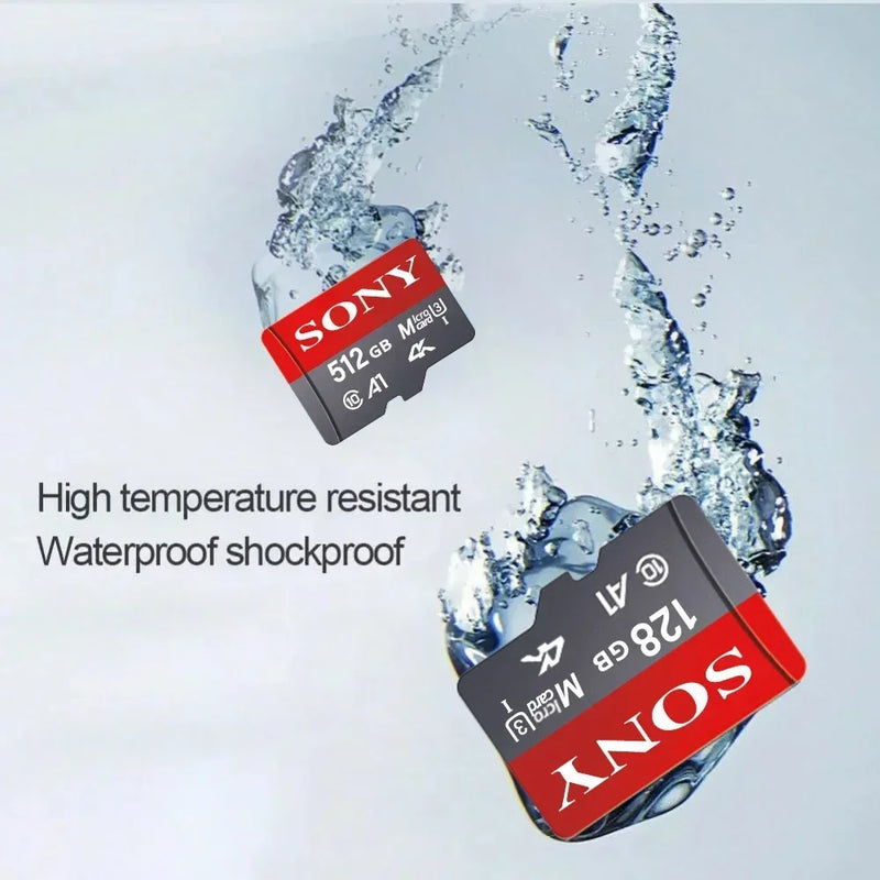 SONY Micro SD Card Mini Memory Card Class 10 32GB 64GB 128GB 256GB U3 4K High Speed ​​Cartao De Memoria Flash Memory TF Mecard C10