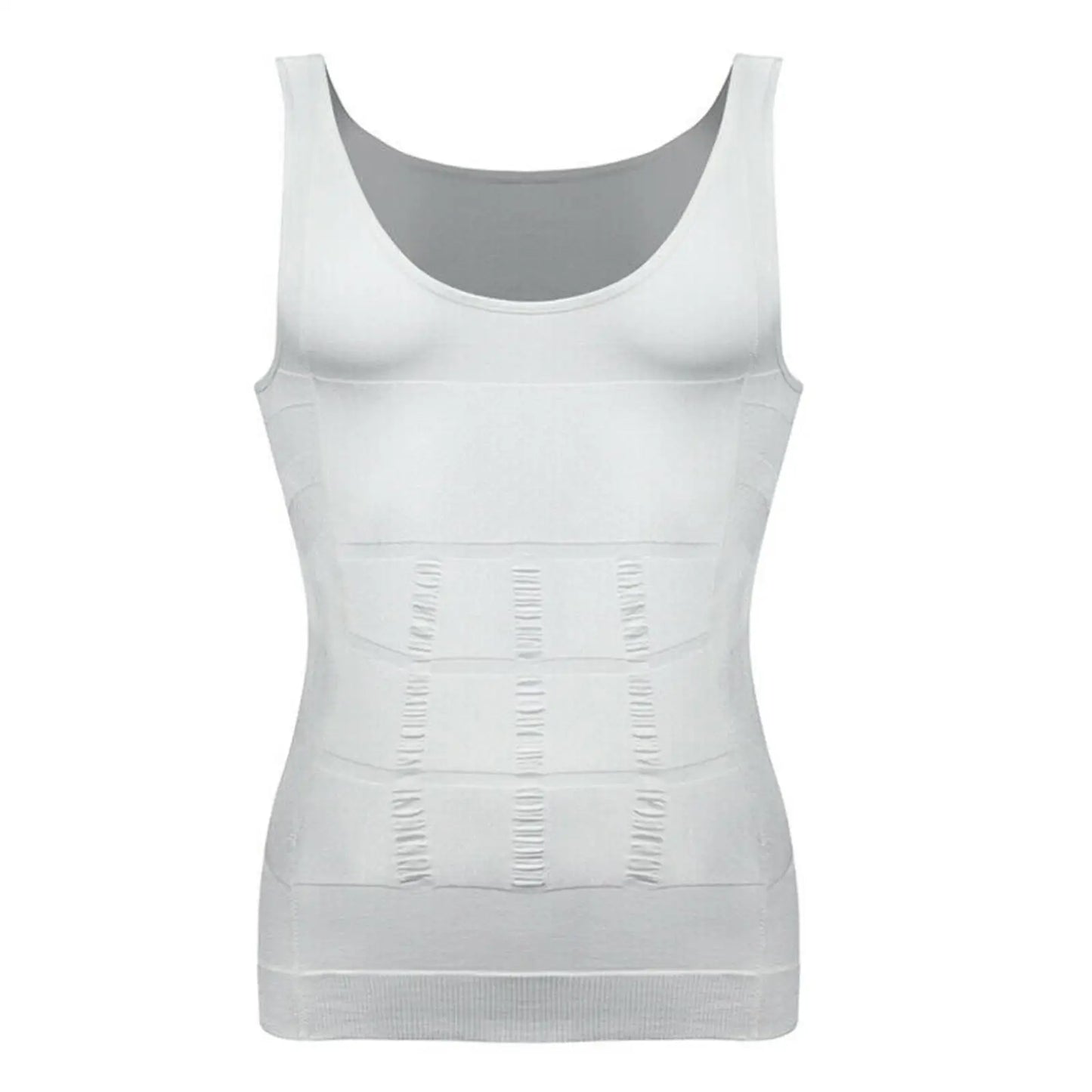 Men Slimming Elastic Body Shapewear Vest Tight Skinny Shirt Fitness Waist Compression Control Abdomen Breathable Sport Vest