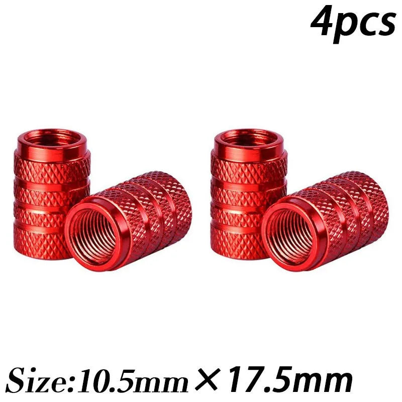 For Automobiles Motorcycles Trucks Bikes Aluminum Alloy Car Wheel Tire Valve Caps Tyre Rim Stem Covers Airdust Waterproof