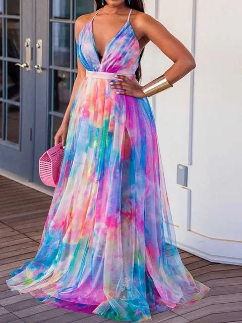 Vestido longo halterneck feminino, vestidos de noite sexy, bainha de malha, roupas em tamanhos grandes, elegante e bonito, 2XL, 3XL, 4XL, 5XL, verão