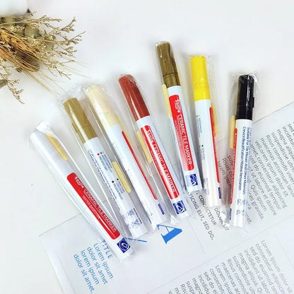 1/3 Pcs Waterproof White Marker Pen Wall Seam Repair Tiles Grout Markers Pens Floor Bathroom Decontamination Paint Brush Tools
