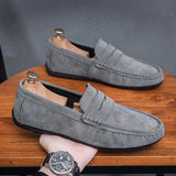 New Men's Loafers, Lightweight and Breathable Casual Shoes, Men's Flat Driving Shoes, Soft Sole Slip-on Business Shoes, Moccasins