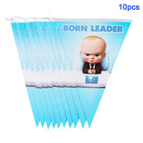Decoração de festa de aniversário do tema dos desenhos animados, Talheres descartáveis, Balão para meninos e meninas, Baby Shower, Presente para crianças