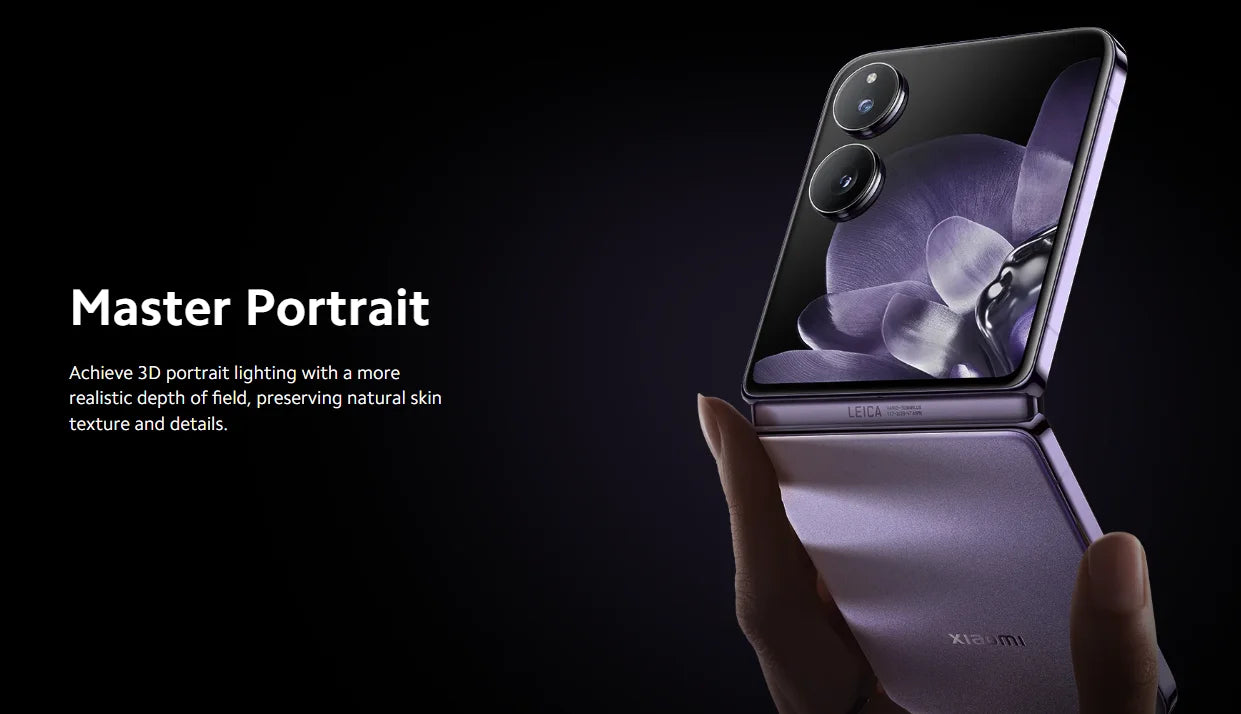 Global Version Xiaomi MIX Flip 67WHyperCharger 12GB 512GB Leica  6.86" 120Hz Display Snapdragon 8 Gen 3 Smartphone 50MP Camera