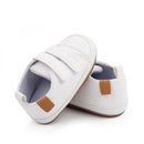Zapatillas informales para bebé, primavera y otoño, suela suave de PU y TPR, antideslizantes, de alta calidad, superventas, 2023, nueva moda para niños pequeños de 0 a 12 meses.