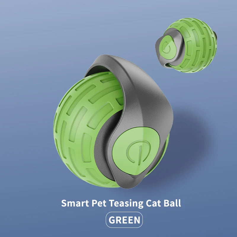 New Rechargeable Smart Interactive Ball for Pets, Motorized Toy, Dog and Cat Training, Simulated Mouse, 3 Modes, Wake-Up Ball