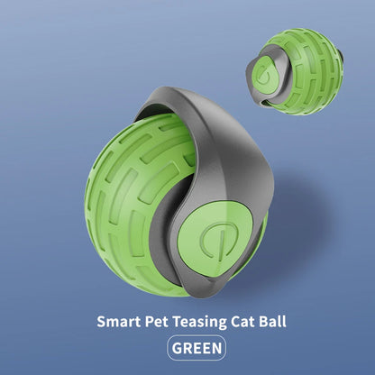 Pelota interactiva inteligente recargable para mascotas, juguete motorizado, para entrenamiento de perros y gatos, con simulación de ratón, 3 modos y función de despertador.