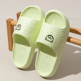 Summer Women Casual Slippers Cute Bear Indoor Soft Sole Outdoor Non-slip Air Cushion Lightness Men Fashion Flat Shoes