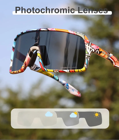 Sunglasses for Men Fashion Outdoor Sports Men Bicycle Cycling Glasses Woman Riding Goggles Mountain Driving Eyewear Accessories