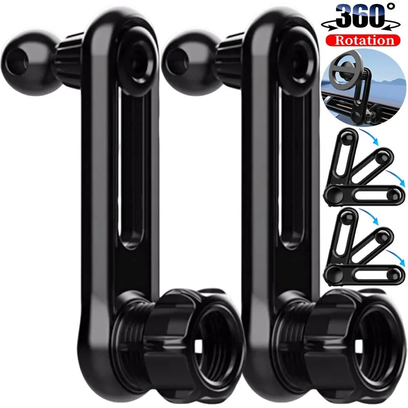 Rotating Adjustable Car Ball Head Phone Mount Universal Navigation Car Mount Extension Pole Adapter Accessory 17mm Ball Heads