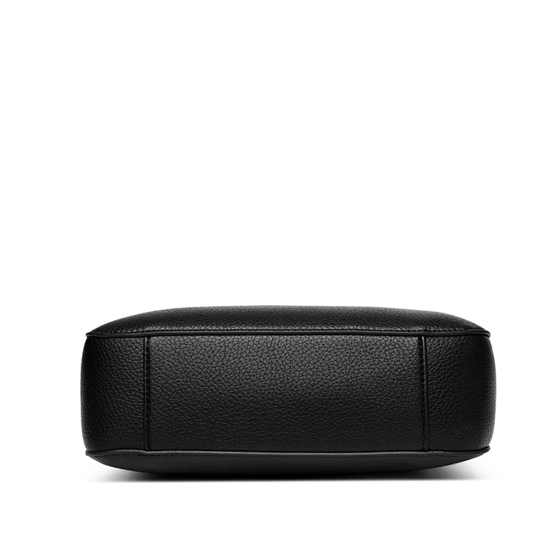 Genuine Brand Women's Soft Leather Shoulder Bags Luxury Designer Crossbody Bags Ladies Casual Tote Bag Messenger Commuting Sac