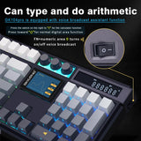 Teclado mecánico inalámbrico SKYLOONG GK104 Pro de tamaño completo con 3 modos, pantalla 2.0, 3 perillas, interruptor silencioso intercambiable en caliente, teclas PBT