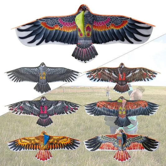 Eagle Kite Line para crianças, pipas grandes voando, esportes ao ar livre, brinquedo DIY, presente para viagens em família, jardim, 30 m, 1.1m