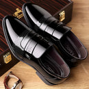 Luxury Mens Leather Shoes Retro Carved Lace-up Brogue Oxford Wedding Men Dress Shoes Male Formal Business Gentleman Office Shoes