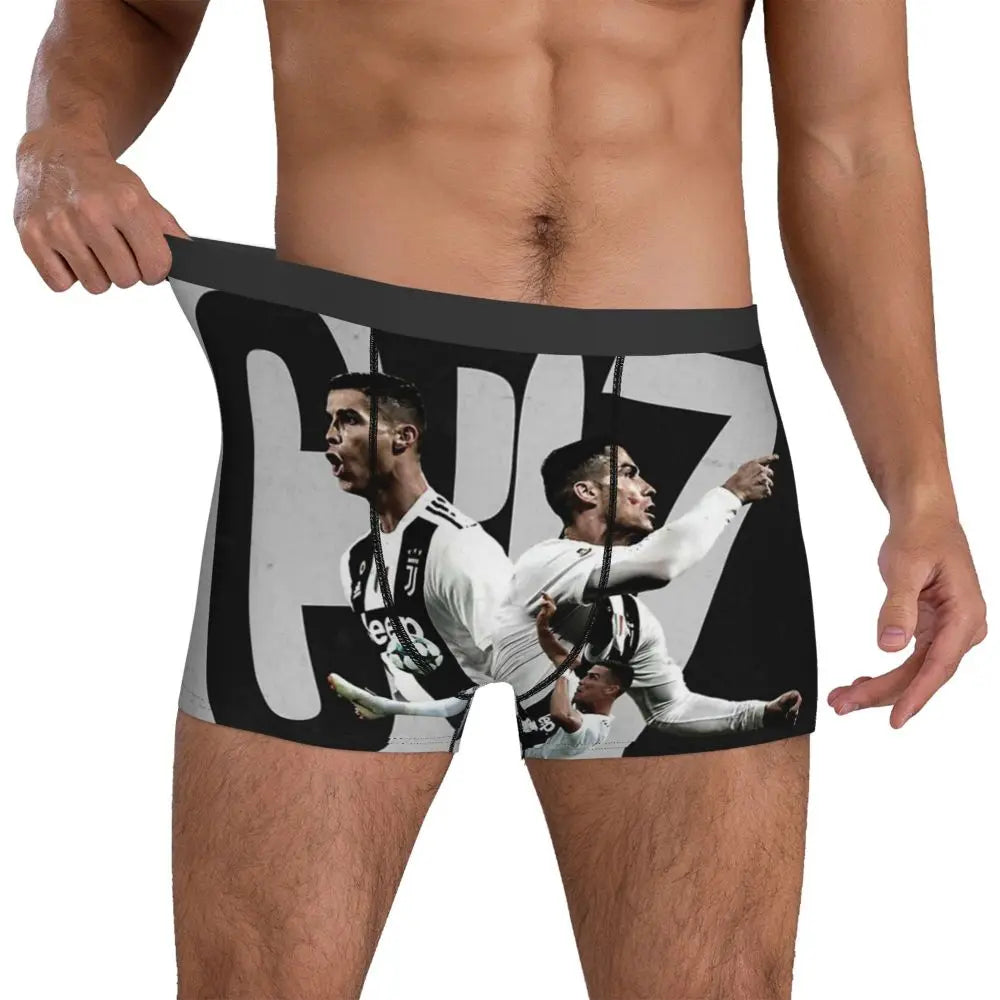 Boxer Underpants Shorts CR7 Panties Men Soft Underwear for Homme Man Boyfriend Gift