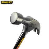 Stanley-Household Handmade Claw Hammer, Anti-Detachment, Steel, Original, Multifunctional, Safety, Hand Tool