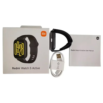 Global Version Xiaomi Redmi Watch 5 Active 2'' Display Up to 18 days of battery life 140+ workout modes Bluetooth calling 5ATM