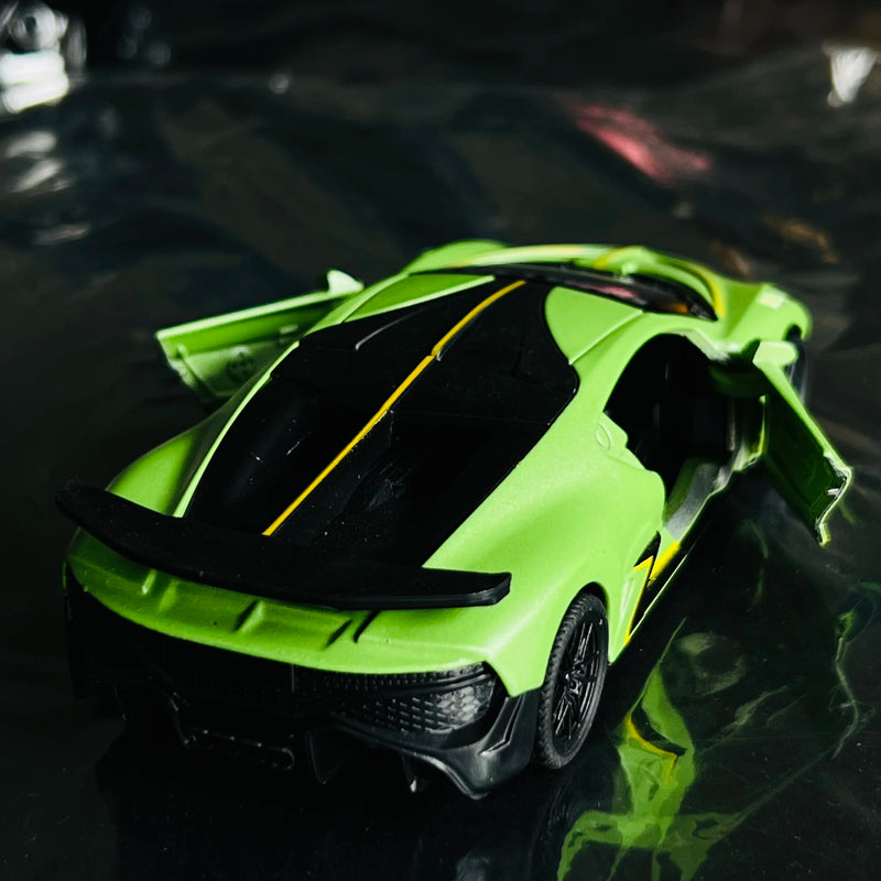 Children's alloy car model, boy simulation, openable car model, toy car, internet famous new ornament