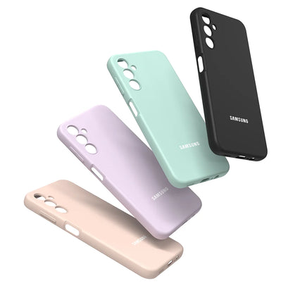 Funda de silicona líquida para Samsung Galaxy A55, A35, A25, A15, A05S, A04S, A54, A34, A24, A14, A23, carcasa protectora