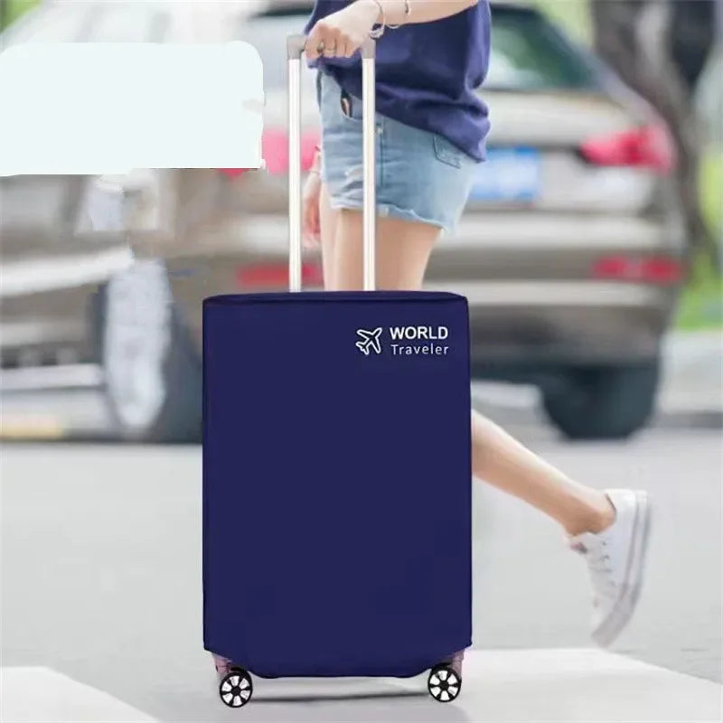 20/24/26/28/30inch Black Anti-scratch Luggage Protector Cover Non-woven Luggage Cover Dustproof Trolley Suitcase Wear-resistant