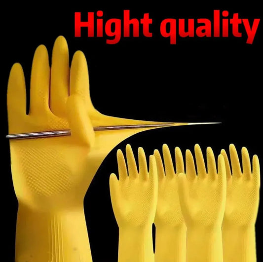 Guantes de látex para lavar platos, impermeables, para mujer, para el hogar, para lavar la cocina, lavar la ropa, limpiar verduras, para el hogar
