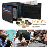 Wallets for Men Multi-functional RFID Blocking Slim Wallet with 15 Credit Card Holders