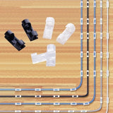 1/100Pcs Cable Clips Self-Adhesive Cable Organizer Cord Management System Cord Holder for Wire Management Desk Car Office Home