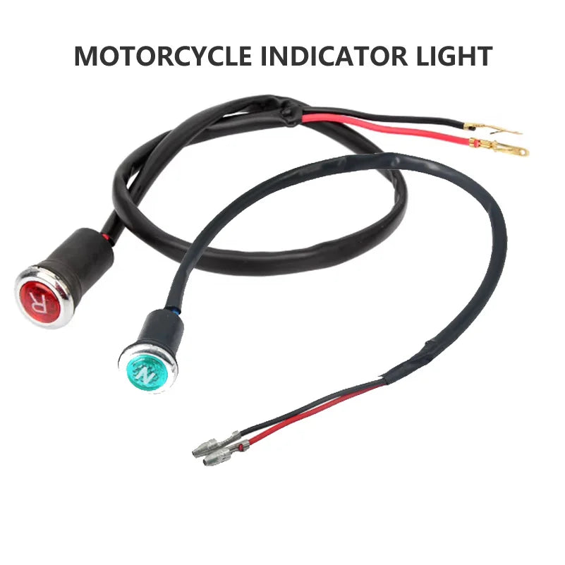 Motorcycle Accessories 46cm Neutral Reverse Light Gear N/R Indicator DC 12V Plastic for 50cc-250cc ATV Chinese 4 Wheeler Quad