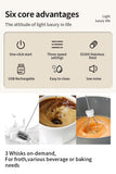 Electric Coffee Milk Foaming Mixer Coffee Creamer Whisk Handheld Egg Beater Froth Mixer Kitchen Automatic Kitchen Whisk Tools