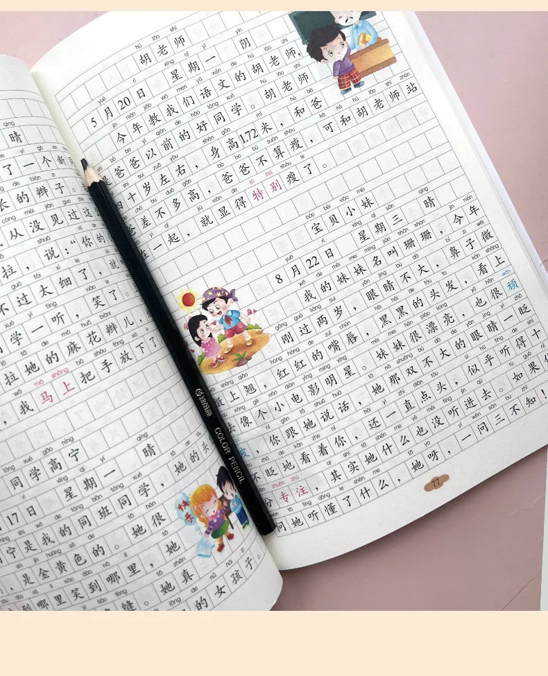 Treinamento de Escrita de Alunos do Ensino Fundamental, Exercícios Abrangentes de Língua Chinesa