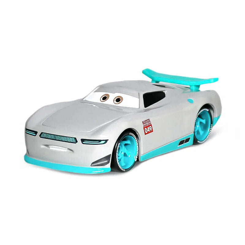 Disney Pixar Cars 3 Lightning McQueen No19 Poppy Racing Family Family Jackson Storm Ramirez Die Cast Metal Alloy Kids Gifts